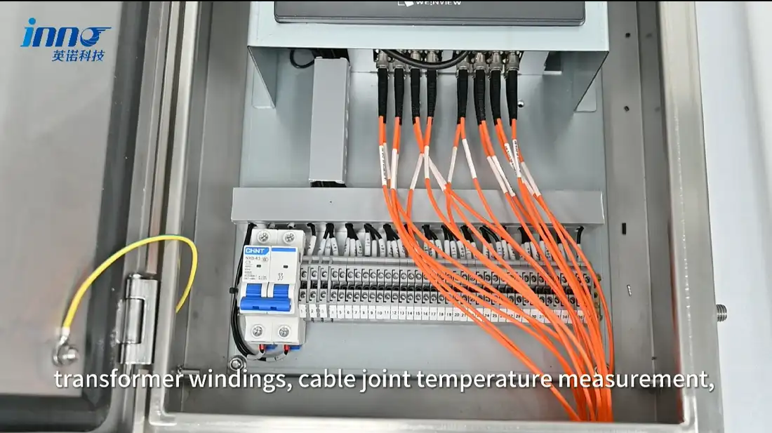 Where Are Fiber Optic Temperature Sensors Placed in Transformer Windings?