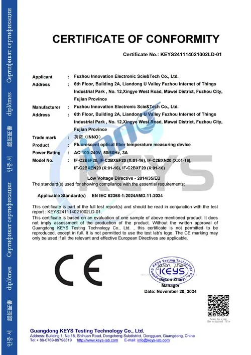 CE LVD certificate
