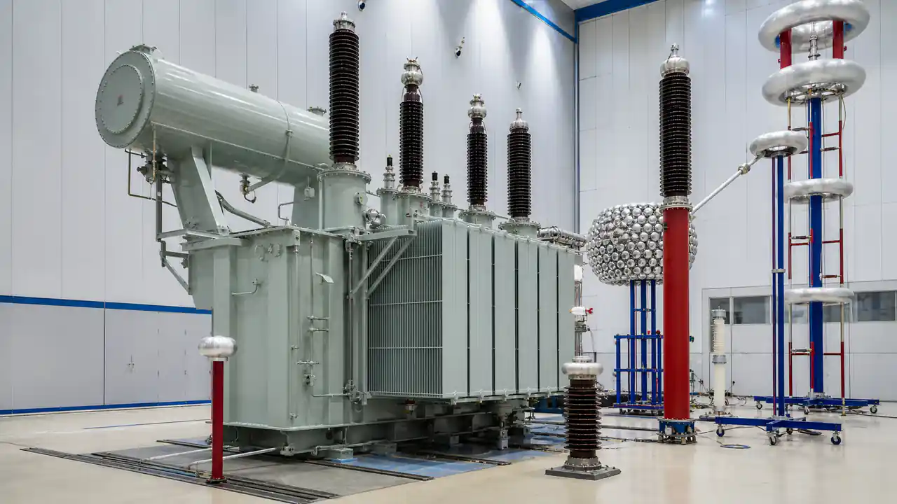 High-voltage transformer test workflow